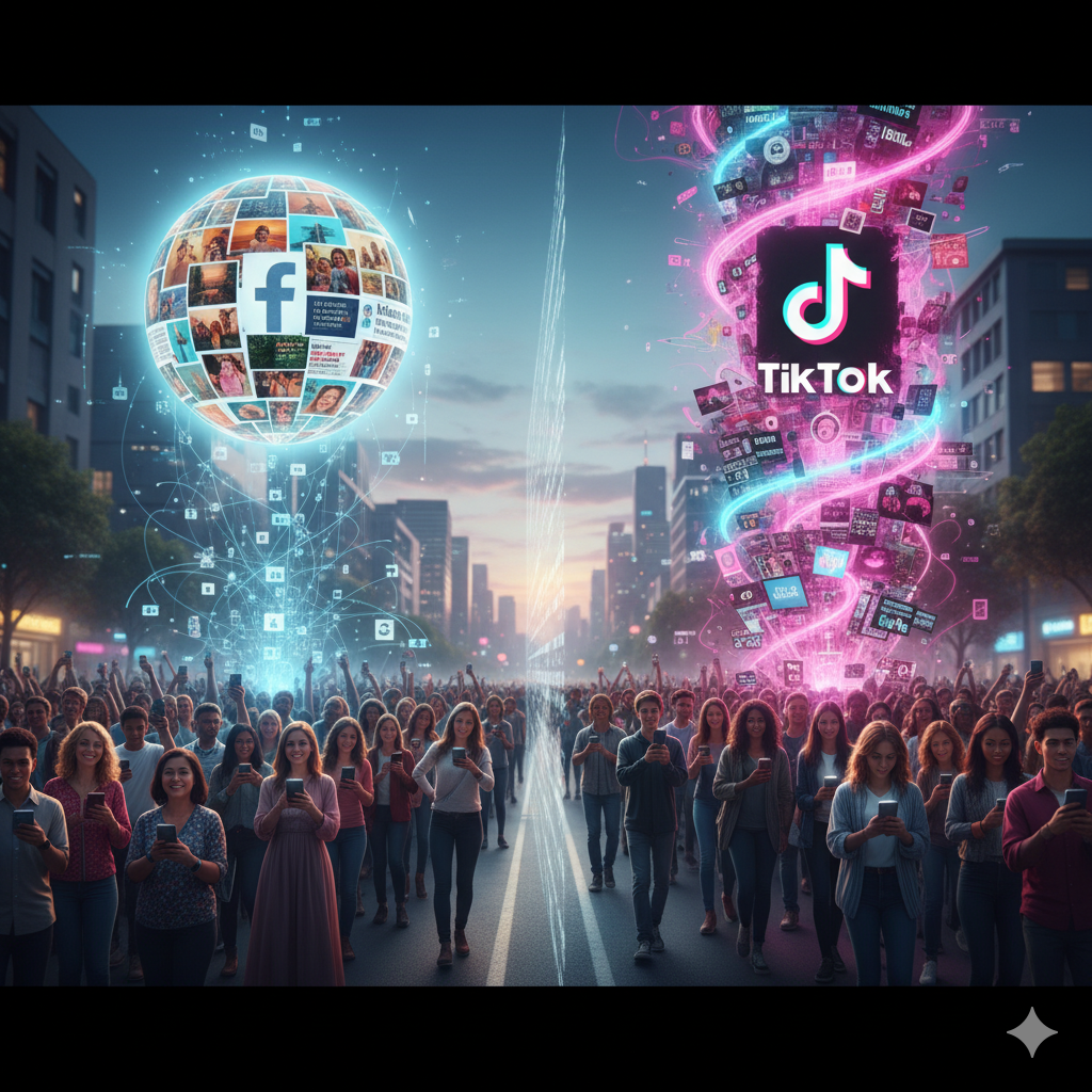 Facebook și TikTok: între conectare și manipulare